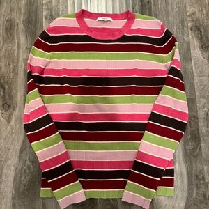 Merona Multicolor Striped Sweater